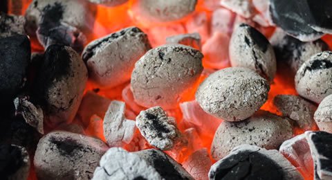 Braai consumables, charcoal and firelighters